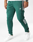  Track Pantalon Pants Hose HOMME Adidas Tiro Cargo Vert Poches avec zip 