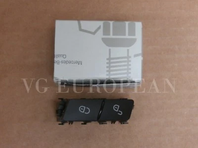 Mercedes Benz Genuine Front Left Drivers Door Lock Control Switch 20490584029107 - Image 1 of 4