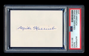 MIKE KREEVICH SIGNED MINT CUT PSA/DNA AUTOGRAPH CHICAGO WHITE SOX 1938 ALL STAR - Picture 1 of 1