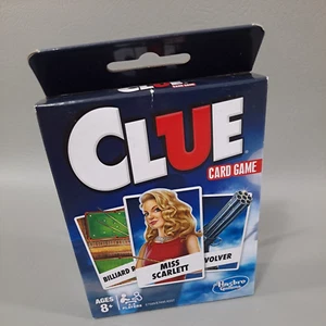 Clue Card Game - By Hasbro - Age 8+ * 3-4 Players * NIB - Picture 1 of 3