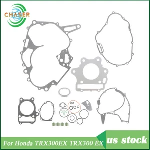 Nice Complete Gasket Kit ATV For Honda Sportrax 300 TRX300EX 2x4 36-04 1993-2008 - Picture 1 of 11