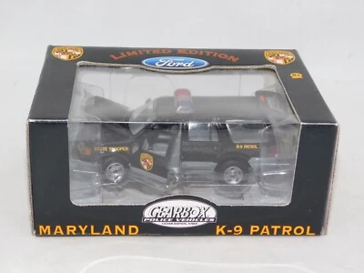 1:43 Die Cast GearBox Maryland State Police K-9 Unit Ford EXPEDITION SUV - Image 1 of 2