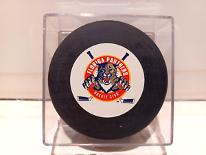 FLORIDA PANTHERS OFFICIAL HOCKEY PUCK WITH DISPLAY CASE / GREAT GIFT!