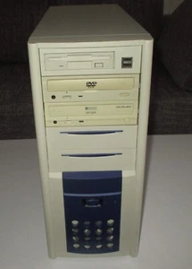 Vintage ATX Tower Computergehäuse Retro_Laufwerke u. Netzteil - Bild 1 von 7