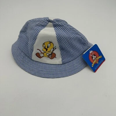 NUEVO CON ETIQUETAS Disney Looney Tunes Baby Line Sombrero Cubo con Cuerdas Piolín Pájaro - Talla 44 Foto 1 de 4