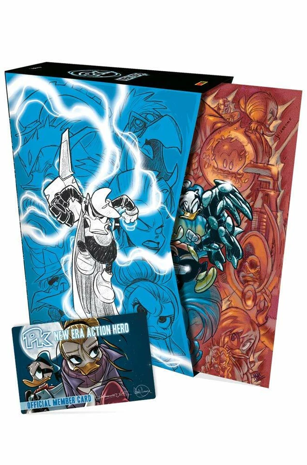 PK Cofanetto 25esimo Pieno + Litografia e PK Card - Ristampa Disney Panini - ITA - Immagine 1 di 1