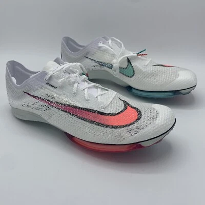 Nike Air Zoom Mens Ombre Victory Track Spikes White CD4385-100 Size 14 - Image 1 of 4