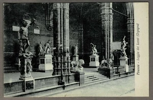 AK FLORENZ /FIRENZE: LOGGIA DEI LANZI, ungelaufen um 1910 - Picture 1 of 2