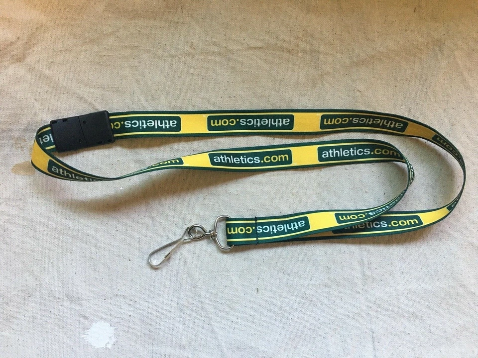 Oakland A’s athletics.com Green Lanyard MLB Baseball  - Image 1 of 1