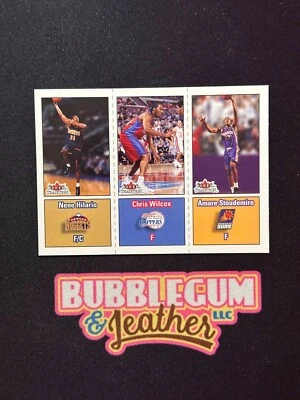 2002-03 Fleer 传统篮球三重奏 #293 Amare Stoudemire RC Chris Wilcox — 第 1/2 张图片