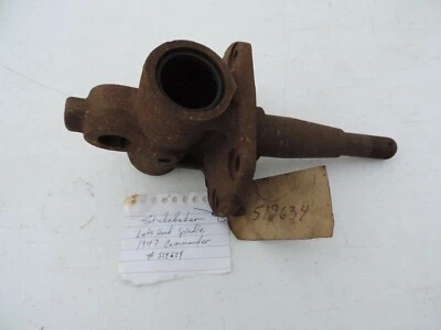 VINTAGE NOS STUDEBAKER LEFT FRONT SPINDLE 519634 - 1947 COMMANDER - Image 1 of 4