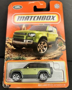 2021 Matchbox METAL 11/100 MBX MOUNTAIN Series 2020 LAND ROVER DEFENDER 90 GREEN - Picture 1 of 9