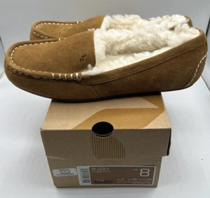 Koolaburra by UGG Lezly Mokassins Slipper Gr. 8 Faux Shearling gefüttert Kastanie - Bild 1 von 9