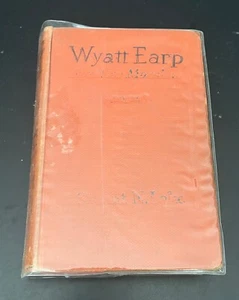 Wyatt Earp Frontier Marshal by Stuart N. Lake Hardcover 1931 Orange Cover 1st ed - Picture 1 of 7