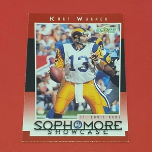 2000 Score Sophomore Showcase Insert Card Kurt Warner - St Louis Rams - Picture 1 of 1