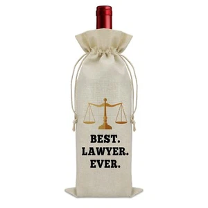 Lawyer Gifts for Women Wine Bag Law School Graduation Gifts for Men Legal Gif... - Afbeelding 1 van 7