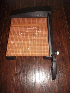 X-ACTO 12" HEAVY-DUTY WOOD BASE PAPER CUTTER/TRIMMER ~ NEW WITHOUT BOX! - Picture 1 of 6