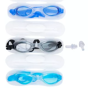 Taucherbrille Schwimmbrille Chlorbrille Ohrstöpsel Erwachsene Brille Tauchen Set - Bild 1 von 5