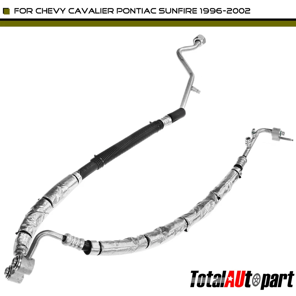 Conjunto de manguera de succión y descarga de aire acondicionado para Chevrolet Cavalier Pontiac 96-02 2,2 L Foto 1 de 4