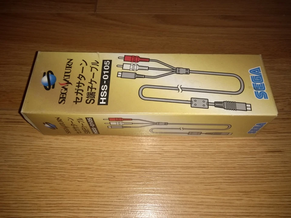 Official S-Video Cable - Sega Saturn SS New OEM Authentic HSS-0105 Cord AV SVHS  - Image 1 of 1