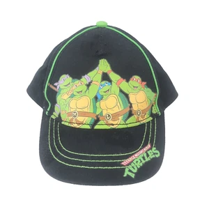 Gorra Nickelodeon Teenage Mutant Ninja Turtles para niños TMNT negra ajustable 2015 - Imagen 1 de 16