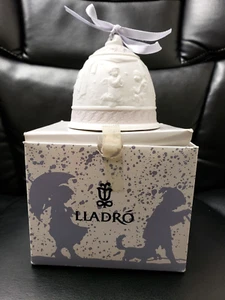 LLADRO RETIRED COLLECTIBLE NATIVITY NAVIDAD 1995 CHRISTMAS BELL ORNAMENT NEW 16C - Picture 1 of 11