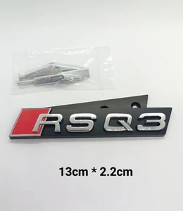 RSQ3 Logo Audirsq3 Emblème Avant calandre Chrome - Imagen 1 de 5