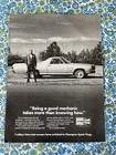 Vintage 1972 Champion Spark Plug Print Ad Chevy El Camino