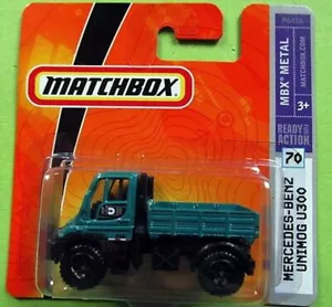 Matchbox 2009 MBX Metal #70 MERCEDES-BENZ UNIMOG U300 Green MINT LATIN AMERICA - Picture 1 of 1
