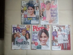 5 - PEOPLE Magazines Prince Harry Meghan Markle 2018/2019 Royal Baby Royal Rift - Picture 1 of 6