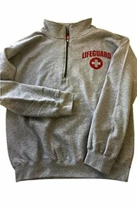 LIFEGUARD Quarter Zip Pullover - Zipper Fleece Sweatshirt Apparel Ideal for M... - Picture 1 of 20