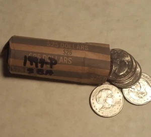 Rolle (25 Münzen) 1999-P Susan B Anthony Dollars - Bild 1 von 1