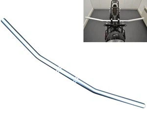 Motorcycle Handlebar Drag Bars 22mm 7/8" INCH Streetfighter Scrambler SILVER - Picture 1 of 9