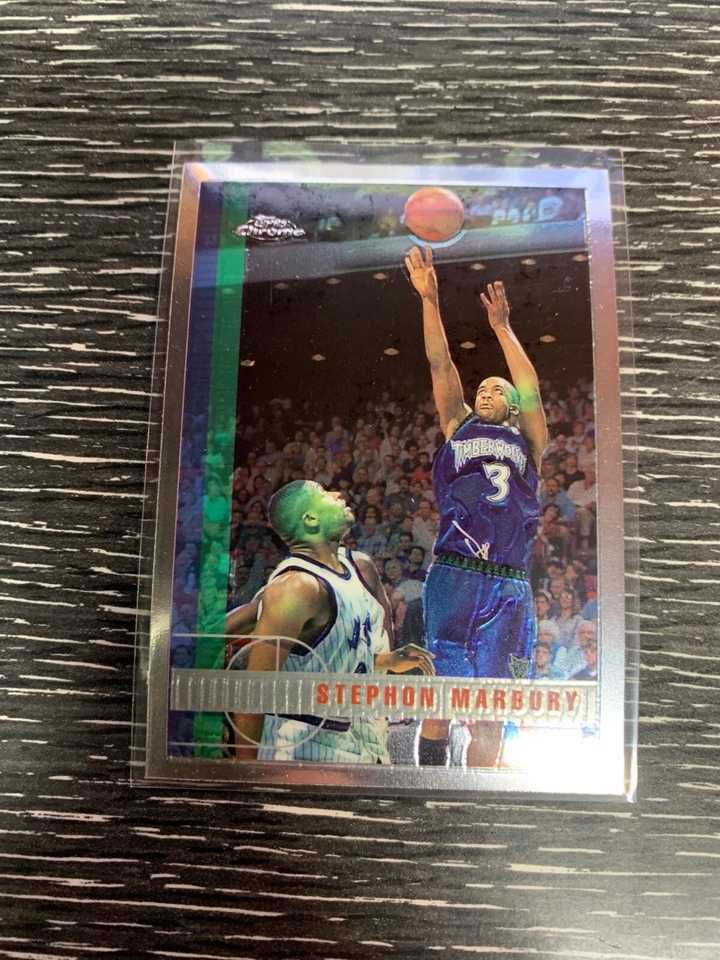 Topps Chrome Stephon Marbury 13 1997 1BC Foto 1 de 2
