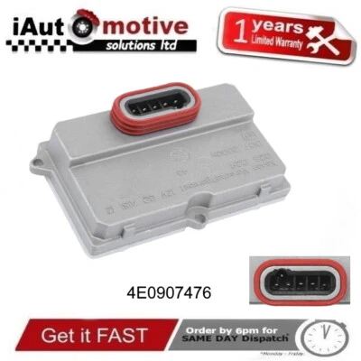 D2S D2R Xenon Headlight Unit Ballast 5DV 008 290 00 / 5DV00829000 / 4E0907476 - Image 1 of 4