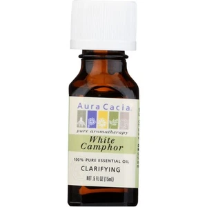Aura Cacia Pure Essential Oils White Camphor Clarifying 0.5 Oz - Picture 1 of 1