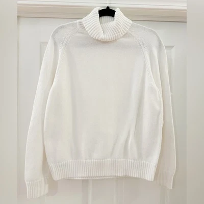 Pria Chunky Turtleneck Sweater White - Image 1 of 4