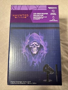 Haunted Living LED Animated Grim Reaper Projector Halloween Decor Indoor/Outdoor - Picture 1 of 3