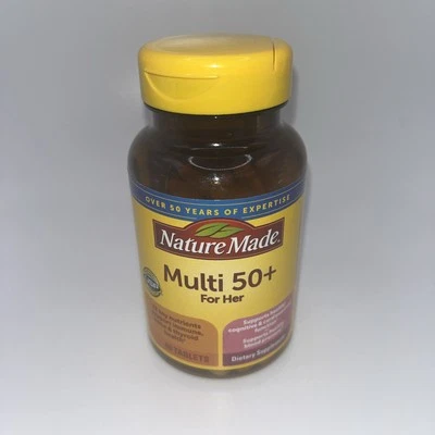 Nature Made Multi for Her 50+  ( 90 tablets ) Expires 12/2026 - Image 1 of 4