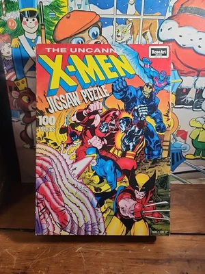 Vtg 1992 Rose Art Marvel The Uncanny X-Men 100 Piece Jigsaw Puzzle New Sealed - Image 1 of 4