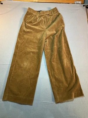 Banana Republic Women’s Rivoli Relaxed Corduroy Pant Wide Leg Brown Size 12 0192 - Image 1 of 4