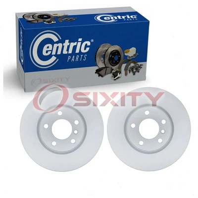 2 pc Centric GCX Front Disc Brake Rotors for 2011-2017 BMW X3 Braking Tire vl - Image 1 of 4