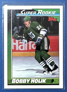 1991-92 Topps Hockey Bobby Holik #7 (RC) Super Rookie  - Picture 1 of 2