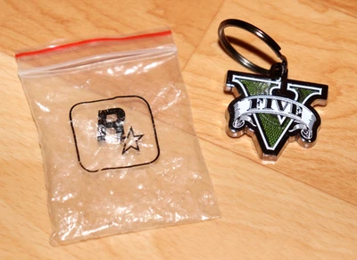 Grand Theft Auto V GTA PS3 Xbox 360 Promo Raro Llavero/Llavero Foto 1 de 4