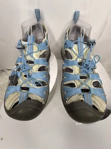Sandalias de senderismo Keen impermeables para mujer talla 10 azul susurro informales al aire libre - Imagen 1 de 7