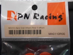 PN Racing Part No MA0110R00 Aero dish wheel 0 degree Mini Z Atomic GL Racing - Picture 1 of 2