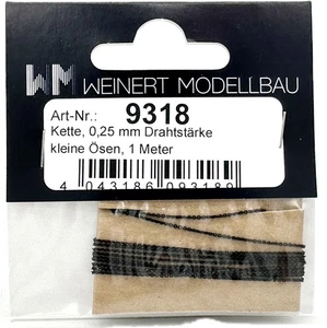 Weinert • 9318 • Kette • Drahtstärke = 0,25 mm, Ösen = 1 mm, Länge = 1 m - Bild 1 von 1