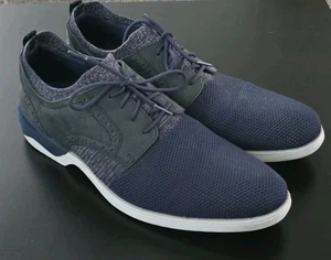 153307 MS50 JOHNSTON & MURPHY XC4® ELKINS MAGLIA PUNTA LISCIA SCARPA DA UOMO 12 MAGLIA NAVY - Foto 1 di 11