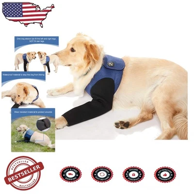 Protector de heridas de perro de alta calidad - azul, lavable, collar cónico alternativo, 2XS Foto 1 de 4