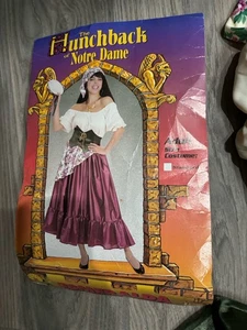 NWOT Esmeralda Gypsy Adult Costume Hunchback Of Notre Dame One Size - Picture 1 of 3